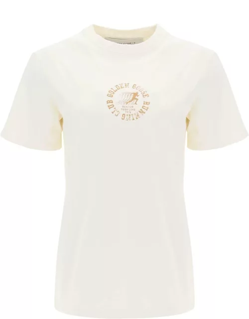 GOLDEN GOOSE Runners Club print regular T-shirt