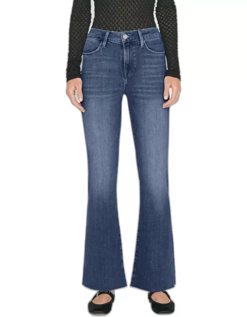 Le Easy Flare Raw Fray Jean