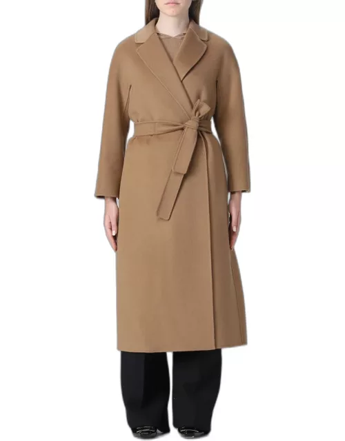 Coat 'S MAX MARA Woman colour Brown