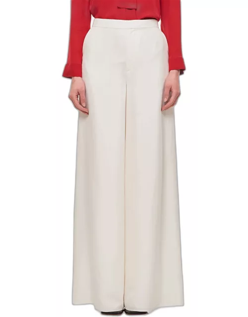 Ralph Lauren Elaine Full Length Silk Trouser