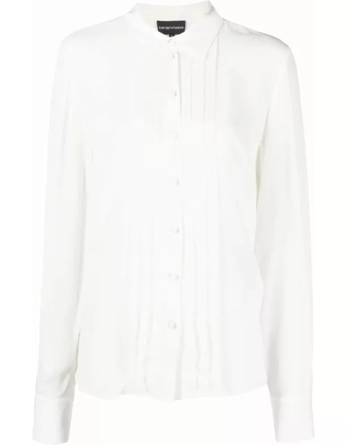 Emporio Armani Long Sleeves Shirt With Bow