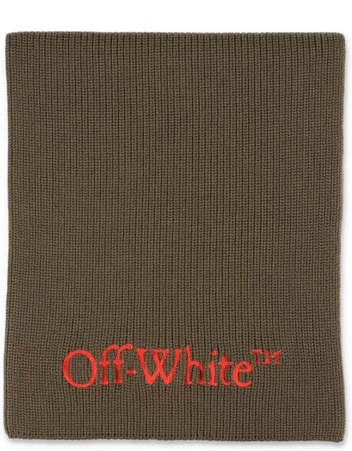 Off-White Wool And Cashmere Scarf