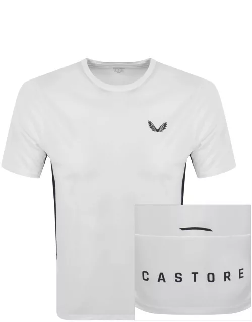 Castore Mix Mesh Performance T Shirt White
