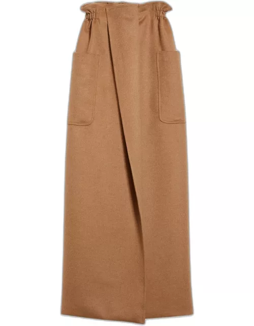 Carbone Paperbag Maxi Skirt