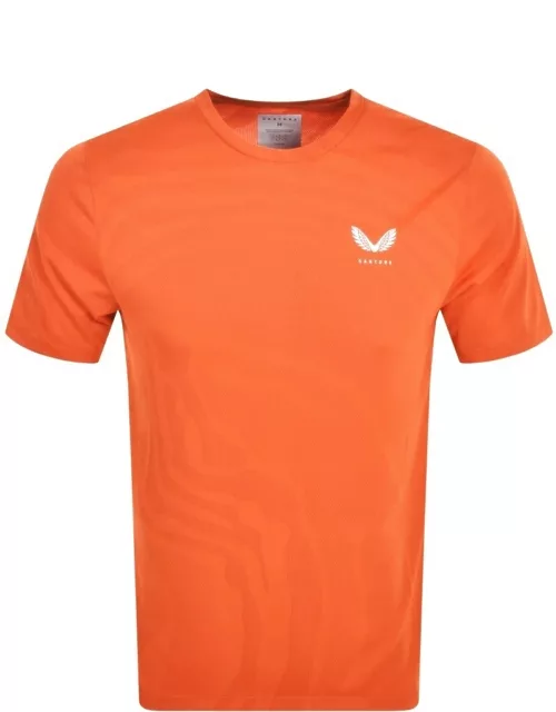 Castore Core Tech T Shirt Orange