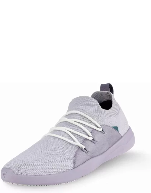 Vessi Waterproof - Knit Sneaker Shoes - Lilac Purple - Men's Cityscape Classic - Lilac Purple