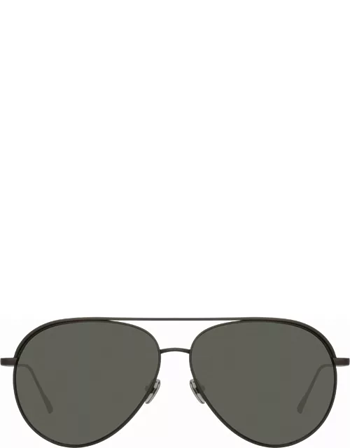 Roberts Aviator Sunglasses in Nicke