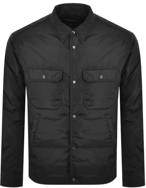 Emporio Armani Collared Jacket Black