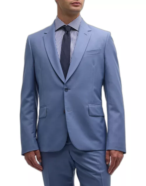 Men's Wool-Mohair Two-Button Suit