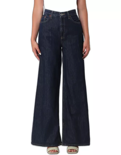 Jeans RE/DONE Woman colour Indigo