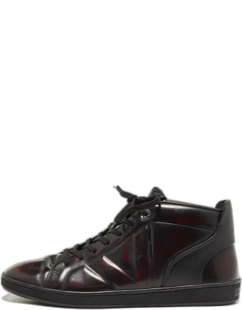 Louis Vuitton Two Tone Leather High Top Sneaker