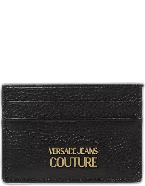 Versace Jeans Couture credit card holder in grained leather