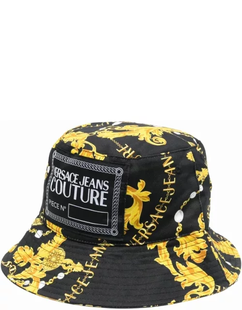 Versace Jeans Couture Printed Chain Bucket Hat