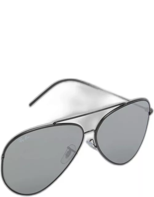 Men's Aviator Reverse Metal Aviator Sunglasse