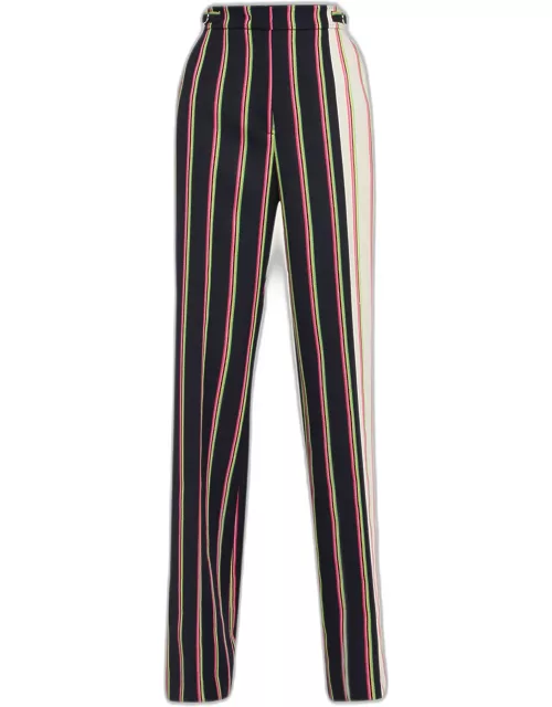 Jones Bicolor Stripe Wool Pant