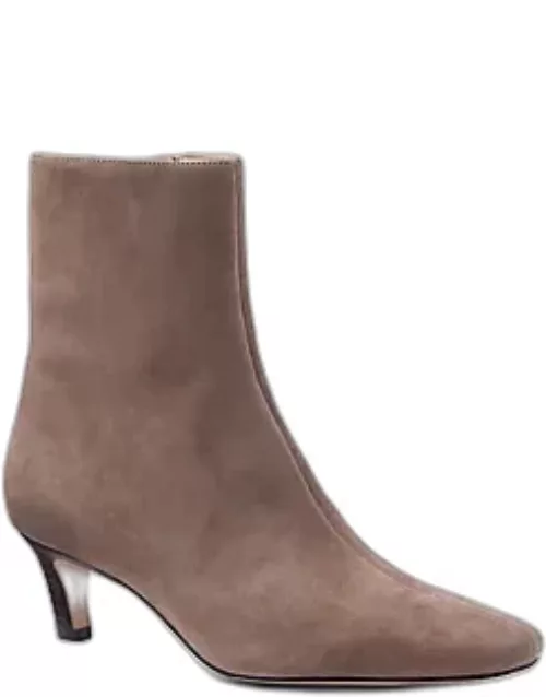 Ann Taylor Skinny Heeled Suede Bootie
