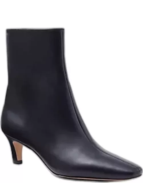 Ann Taylor Skinny Heeled Leather Bootie