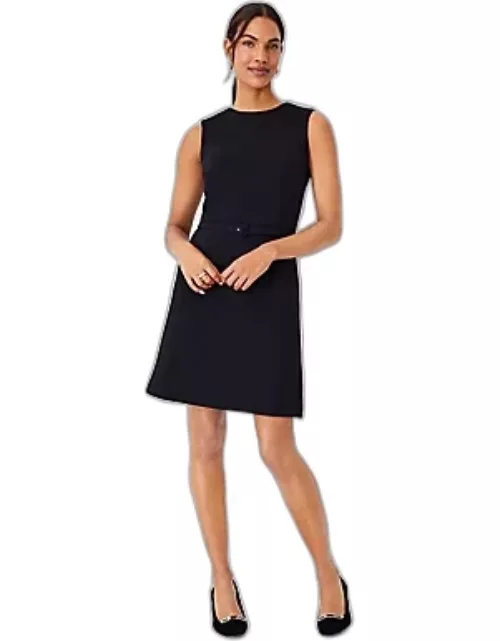 Ann Taylor The Belted A-Line Dress in Double Knit