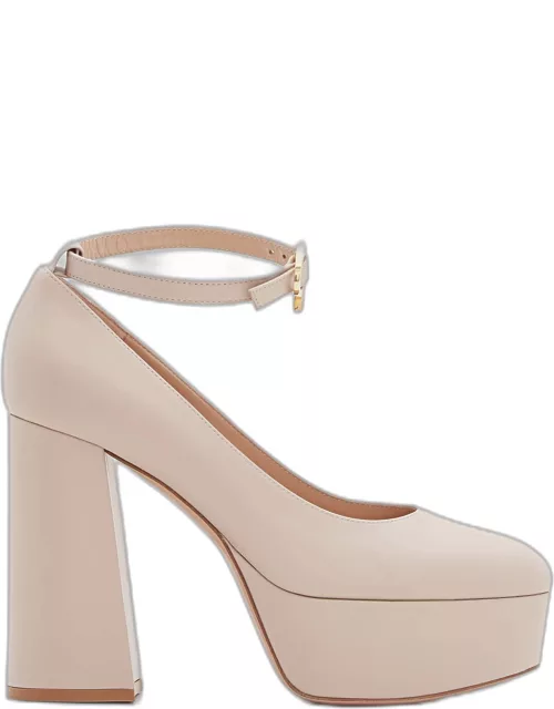 Gianvito Rossi Platform Pumps With Anklet
