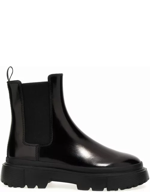 Hogan Chelsea Leather Ankle Boot