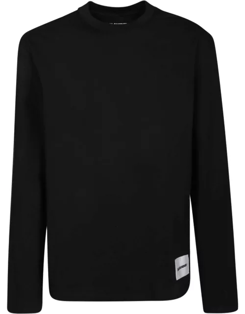 Jil Sander Organic Cotton Black T-shirt