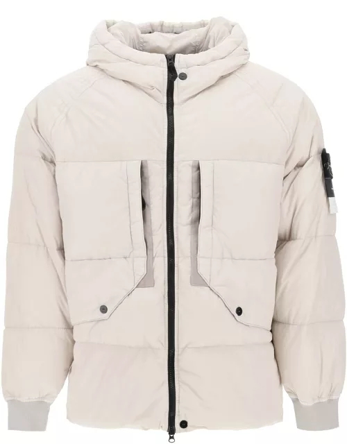 STONE ISLAND Garment Dyed Crinkle Reps R-NY Down Jacket