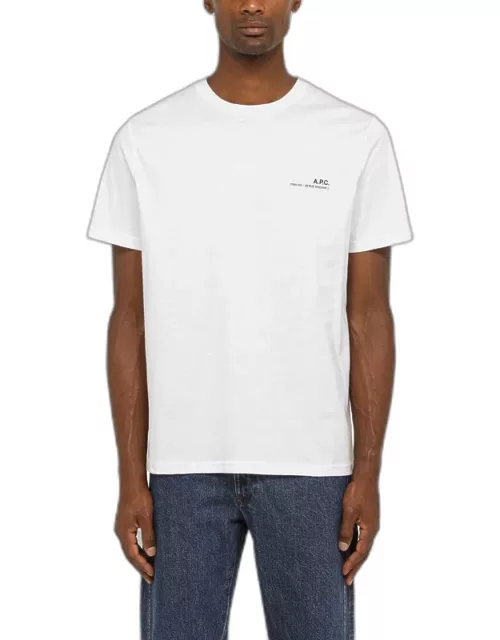 White logoed t-shirt