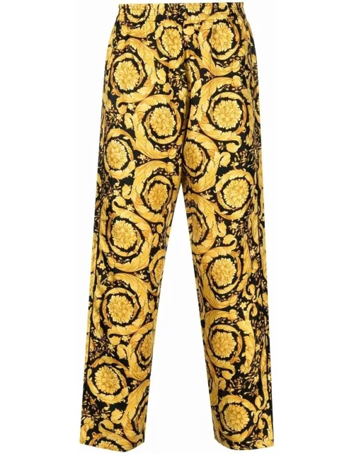 Barocco print pajama pant