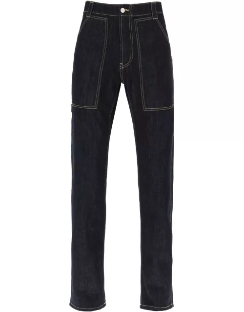 ALEXANDER MCQUEEN loose jeans with straight cut