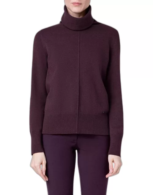 Cashmere Long-Sleeve Turtleneck Sweater