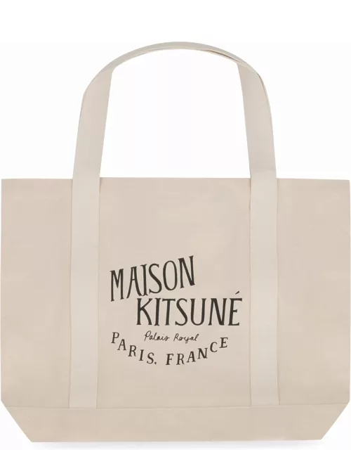 Maison Kitsuné Canvas Tote Bag