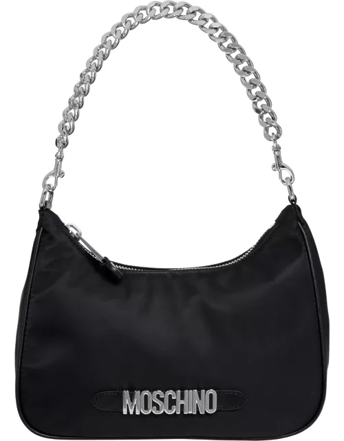Moschino Leather Hobo Bag