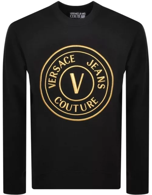 Versace Jeans Couture Vemblem Sweatshirt Black