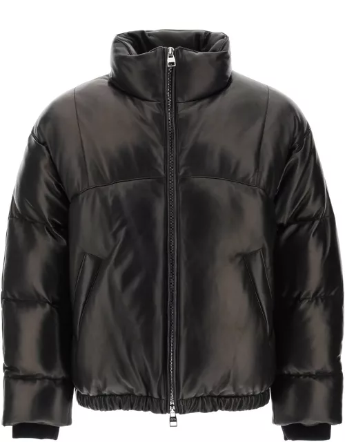 ALEXANDER MCQUEEN Quilted leather puffer jacket