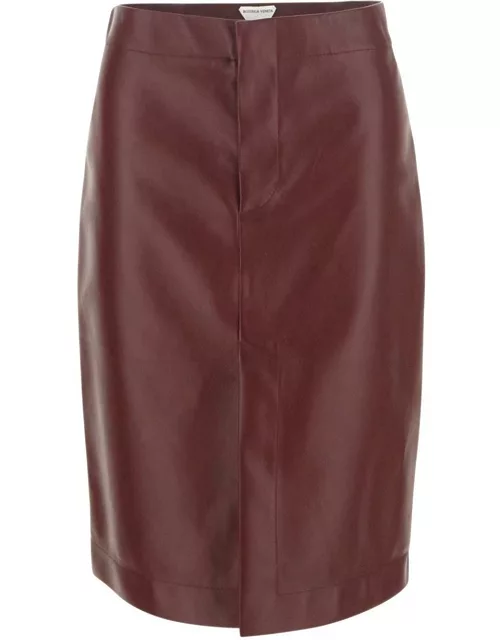 Bottega Veneta Leather Skirt