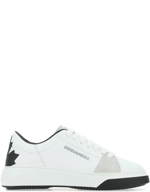 Dsquared2 White Leather Sneaker