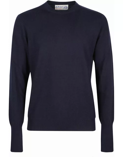 Ballantyne Plain Round Neck Sweater