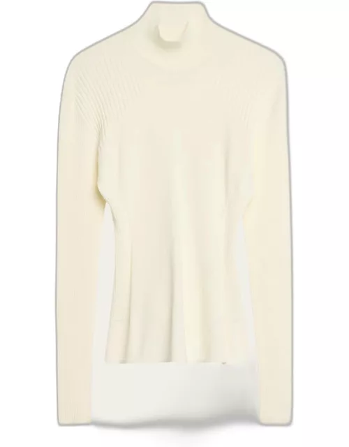 Mellow Stretch Ribbed Mock-Neck Top