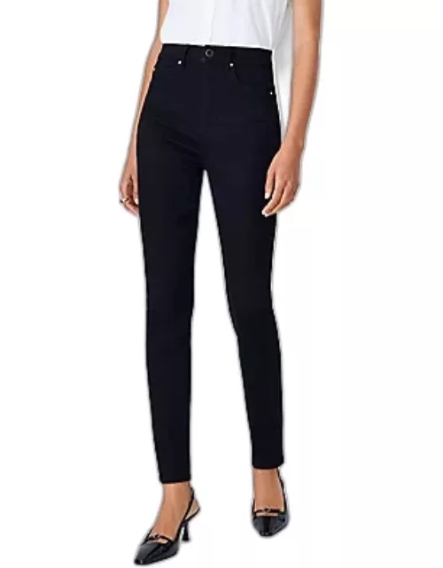 Ann Taylor High Rise Skinny Jeans in Classic Black Wash