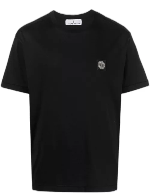 Black T-shirt with Compass application