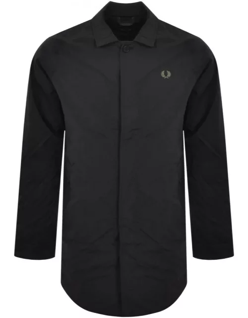 Fred Perry Button Through Jacket Black