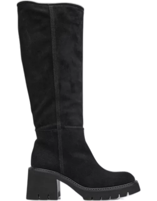 Zorion Suede Lug-Sole Knee Boot