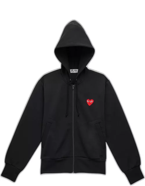 Heart Logo Zip Hooded Sweatshirt