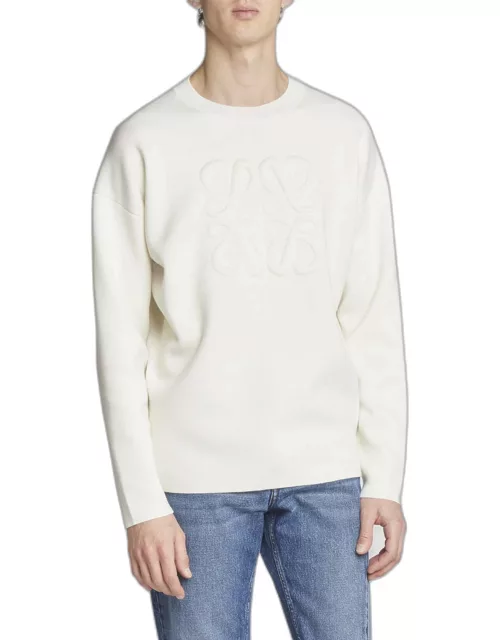 Men's Debossed Anagram Sweater