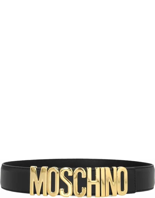 Moschino Gold Logo Belt