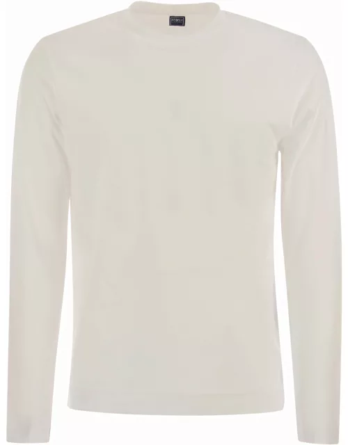 Fedeli Extreme - Crew-neck T-shirt With Long Sleeve