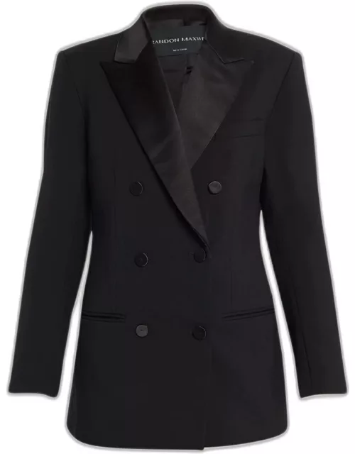 The Clara Wool Double-Breasted Blazer