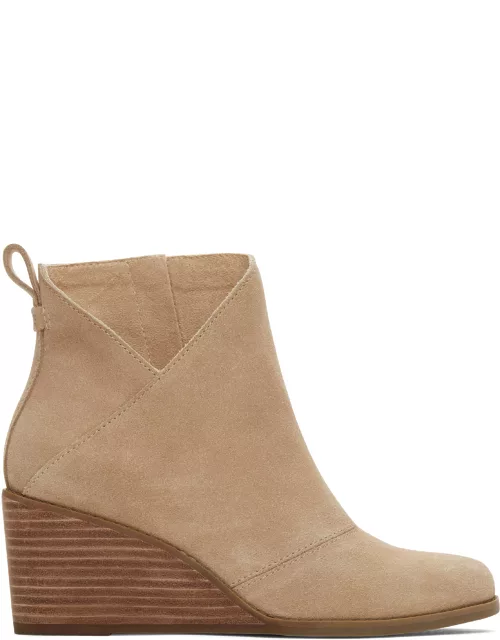 TOMS Women's Natural Suede Sutton Boot
