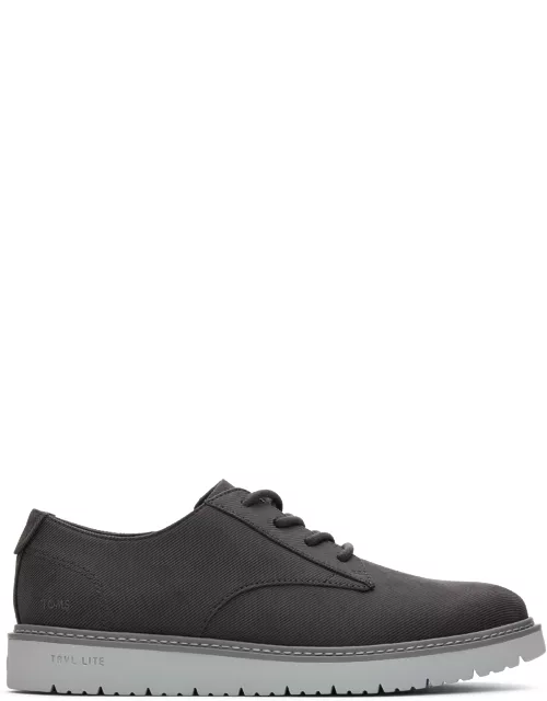 TOMS Men's Grey Waxed Canvas Navi TRVL LITE Oxford Sneaker