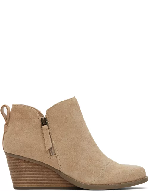 TOMS Women's Natural Suede Goldie Boot